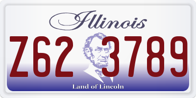 IL license plate Z623789
