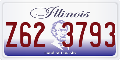 IL license plate Z623793