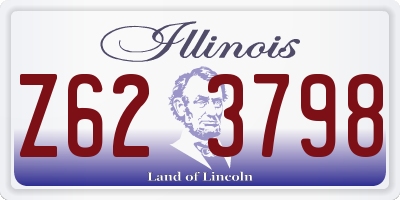 IL license plate Z623798