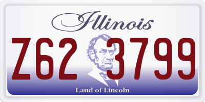 IL license plate Z623799