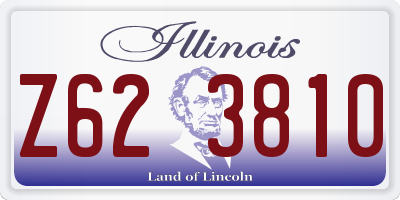 IL license plate Z623810