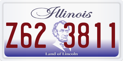 IL license plate Z623811