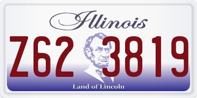 IL license plate Z623819