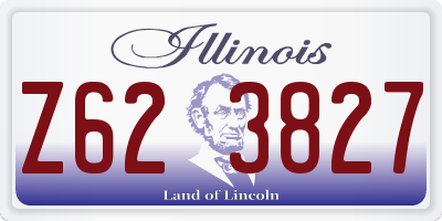 IL license plate Z623827