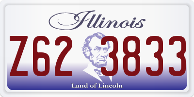 IL license plate Z623833