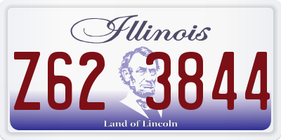 IL license plate Z623844