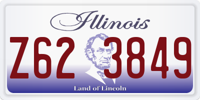 IL license plate Z623849