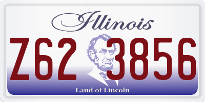 IL license plate Z623856
