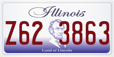 IL license plate Z623863