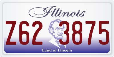 IL license plate Z623875