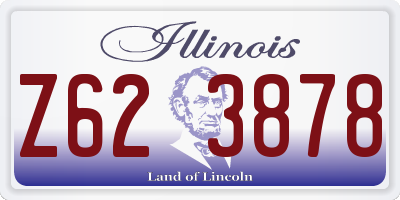 IL license plate Z623878