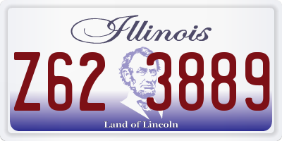 IL license plate Z623889