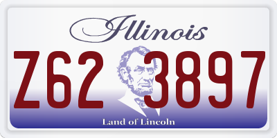 IL license plate Z623897
