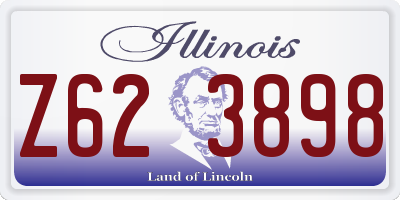 IL license plate Z623898
