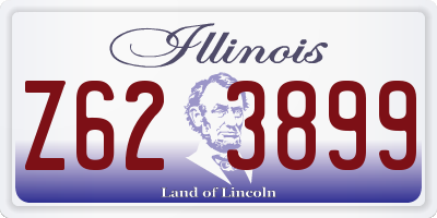 IL license plate Z623899