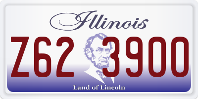IL license plate Z623900