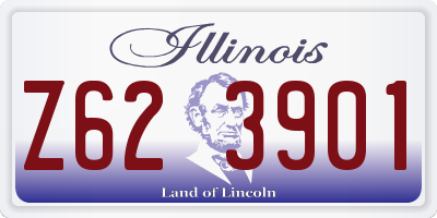 IL license plate Z623901
