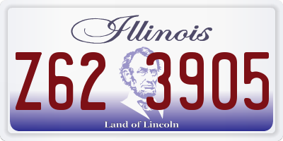 IL license plate Z623905