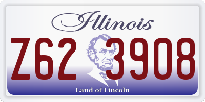 IL license plate Z623908