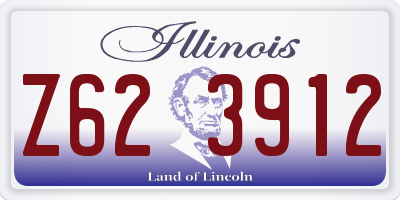 IL license plate Z623912