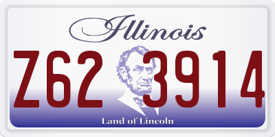 IL license plate Z623914