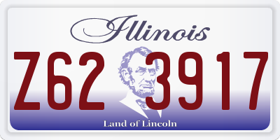 IL license plate Z623917