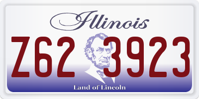 IL license plate Z623923
