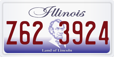 IL license plate Z623924