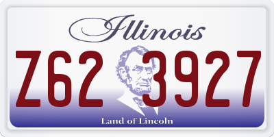 IL license plate Z623927