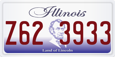 IL license plate Z623933