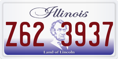 IL license plate Z623937
