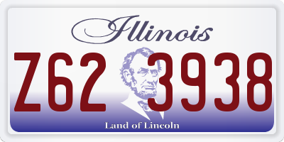 IL license plate Z623938