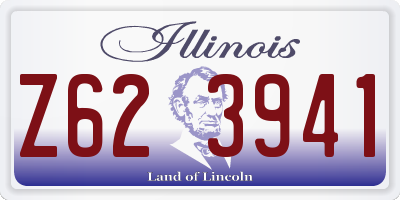 IL license plate Z623941