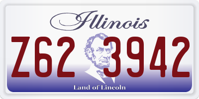 IL license plate Z623942