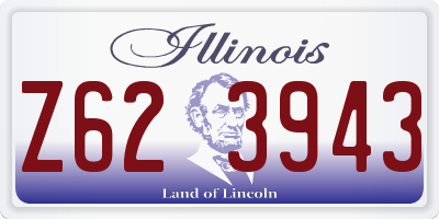 IL license plate Z623943
