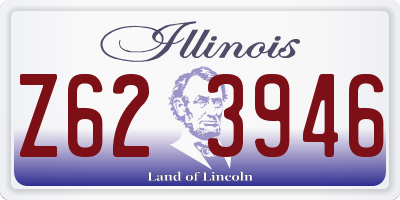 IL license plate Z623946