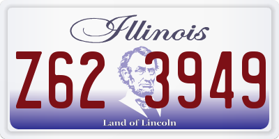 IL license plate Z623949