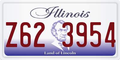IL license plate Z623954