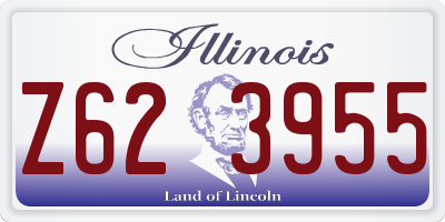 IL license plate Z623955