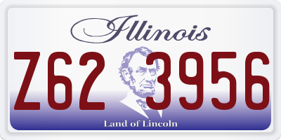 IL license plate Z623956