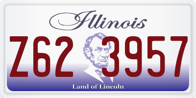 IL license plate Z623957