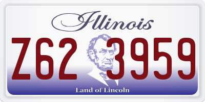 IL license plate Z623959