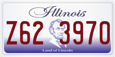 IL license plate Z623970