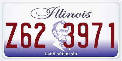 IL license plate Z623971