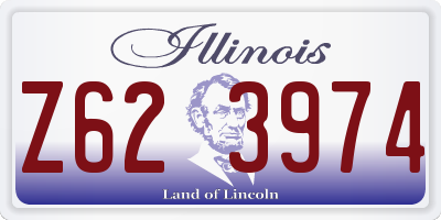 IL license plate Z623974