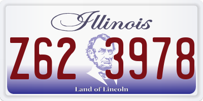 IL license plate Z623978