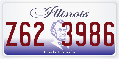 IL license plate Z623986
