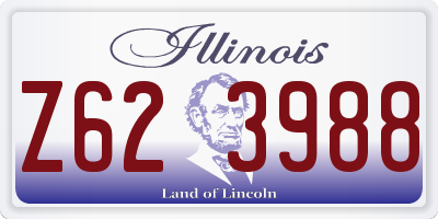 IL license plate Z623988