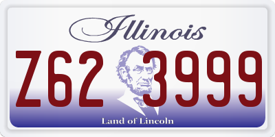 IL license plate Z623999
