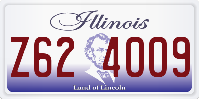 IL license plate Z624009
